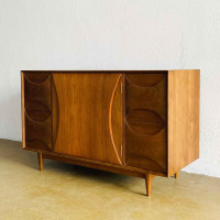 Basil Sideboard Bufet Retro Minimalis Kayu Jati Solid