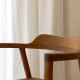 Bilbo Outdoor Slatted Dining Chair Natural