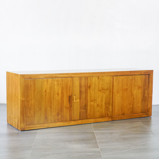 Bufet Panjang Meja TV Modern Minimalis Kayu Solid