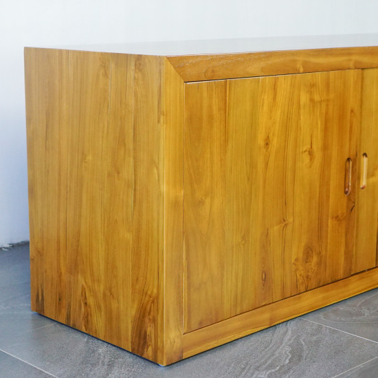 Bufet Panjang Meja TV Modern Minimalis Kayu Solid