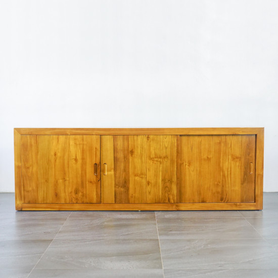 Bufet Panjang Meja TV Modern Minimalis Kayu Solid