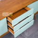 Bufet TV Retro Modern Minimalis Kayu Jati Warna Kombinasi
