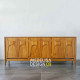 Bufet TV Ruang Tamu Mid-Century Modern Kayu Jati