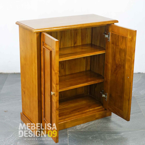 Cabinet Lemari Sepatu Sandal Kayu Jati Minimalis