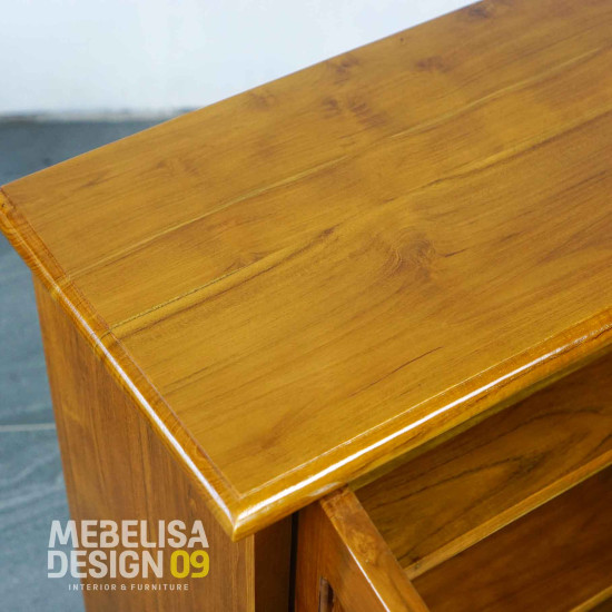 Cabinet Lemari Sepatu Sandal Kayu Jati Minimalis