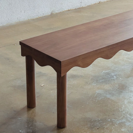 Canora Bench Bangku Tempat Duduk Ruang Makan Retro Jati