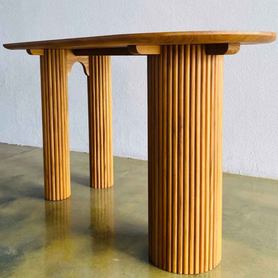 Cilia Bar Table Meja Bar Tinggi  Mid-Century Jati