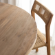 Circular Reclaimed Teak Dining Table