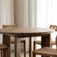 Circular Reclaimed Teak Dining Table
