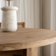 Circular Reclaimed Teak Dining Table