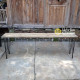 Contemporary Hairpin Legs Bench Wooden Reclaimed Teak