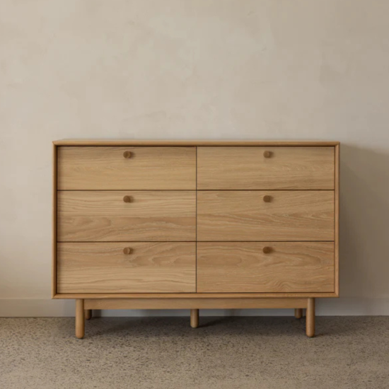 Copenhag 6 Drawer Lowboy