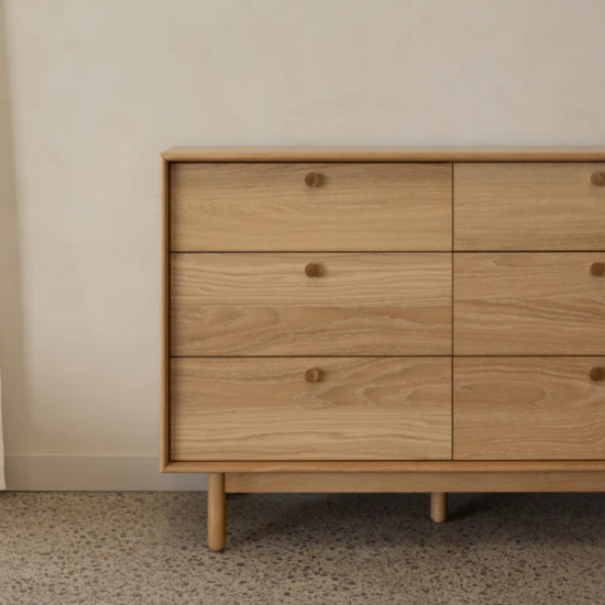 Copenhag 6 Drawer Lowboy