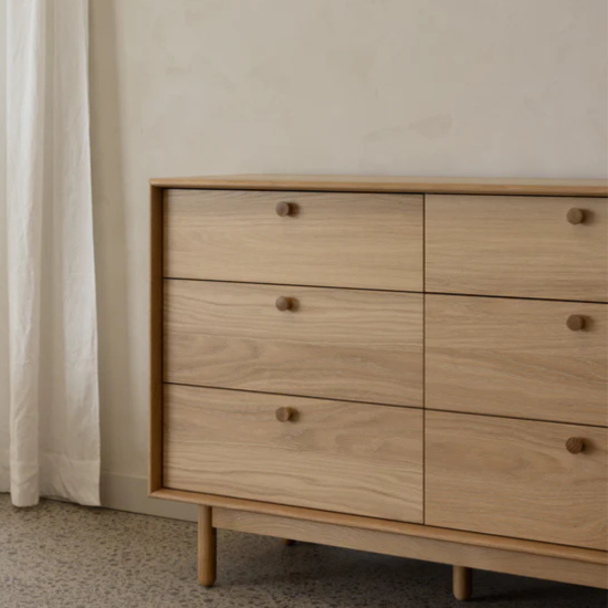 Copenhag 6 Drawer Lowboy