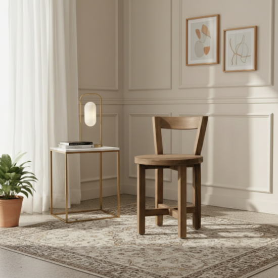 Nooky Reclaimed Teak Bar Chair