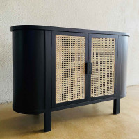 Dahra Sideboard Bufet Kayu Jati Kombinas Rotan Minimalis Dahra Sideboard Bufet Kayu Jati Kombinas Rotan Minimalis