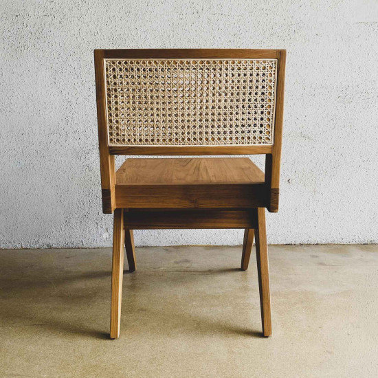 Dana Chair Kursi Makan Jati Minimalis Scandinavian Solid Base