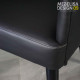 Dining Chai Kursi Makan Resto Cafe Jok Black Finish