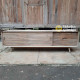 Edison Recycled Teak Wood TV Stand Retro Vintage Style