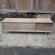 Edison Recycled Teak Wood TV Stand Retro Vintage Style