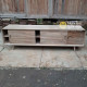Edison Recycled Teak Wood TV Stand Retro Vintage Style