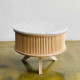Elisa Coffee Table Meja Sofa Ruang Tamu Marmer Bulat