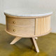 Elisa Coffee Table Meja Sofa Ruang Tamu Marmer Bulat