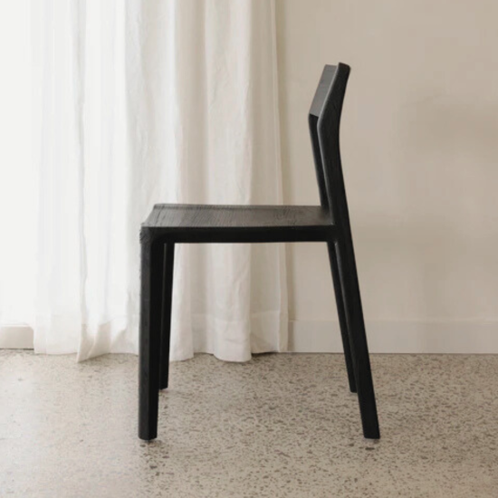 Enzo Midnight Teak Dining Chair
