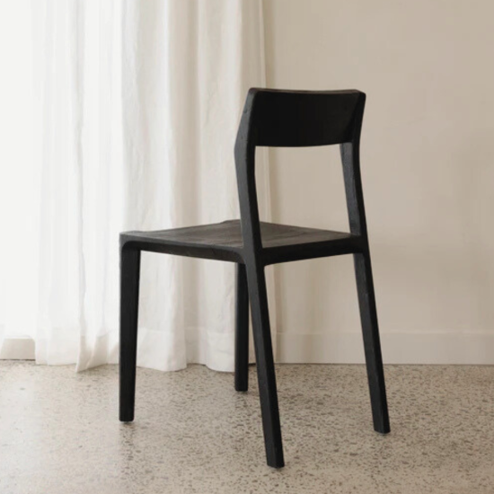 Enzo Midnight Teak Dining Chair