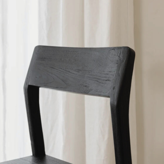 Enzo Midnight Teak Dining Chair