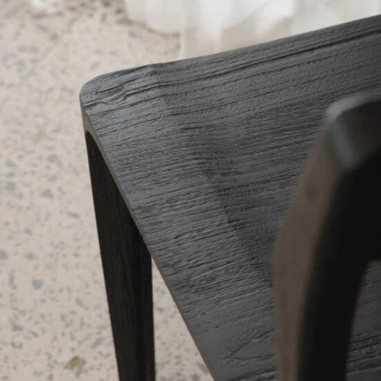 Enzo Midnight Teak Dining Chair