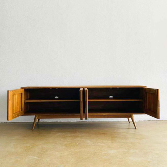 Fariz TV Console Bufet Meja TV Minimalis Retro