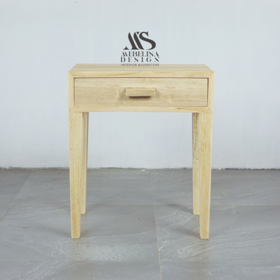 Freya Bedside Meja Nakas 1 Laci Minimalis