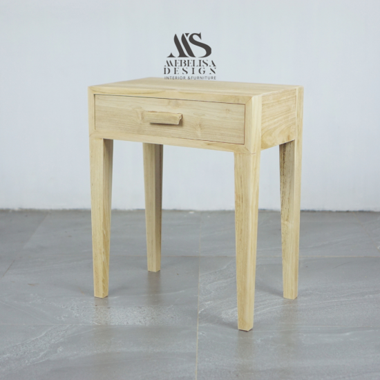 Freya Bedside Meja Nakas 1 Laci Minimalis