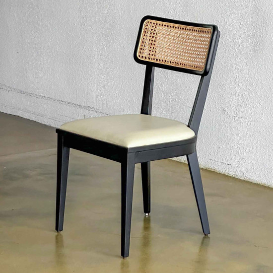 Freya Chair Kursi Makan Minimalis Kombinasi Anyaman