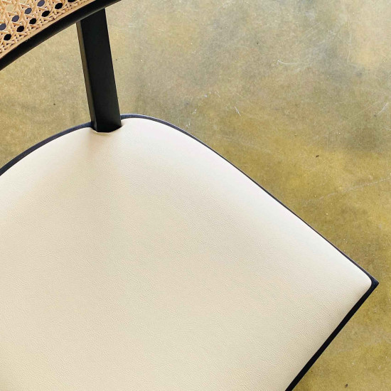 Freya Chair Kursi Makan Minimalis Kombinasi Anyaman