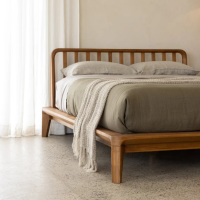 Glide Bed Teak Base