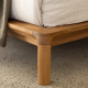 Gliden Loom Bed Base Natural Teak