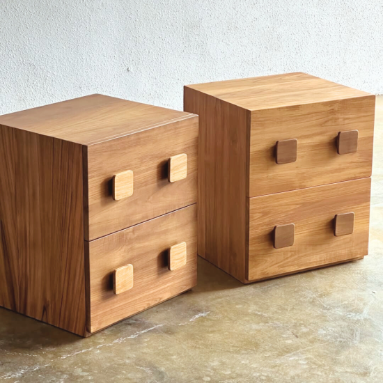 Gopina Bedside Meja Nakas Laci Minimalis