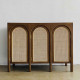 Haani Sideboard Meja Bufet Minimalis Kombinasi Anyaman