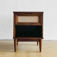 Hafa Bedside Nakas Laci Rotan Retro