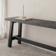 Hallway Bench Made Reclaimed Teak Black Finish