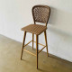 Hana Bar Stool Kursi Bar Kayu Kombinasi Rotan