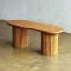 Helena Bench Bangku Minimalis Kayu Jati Solid Salur