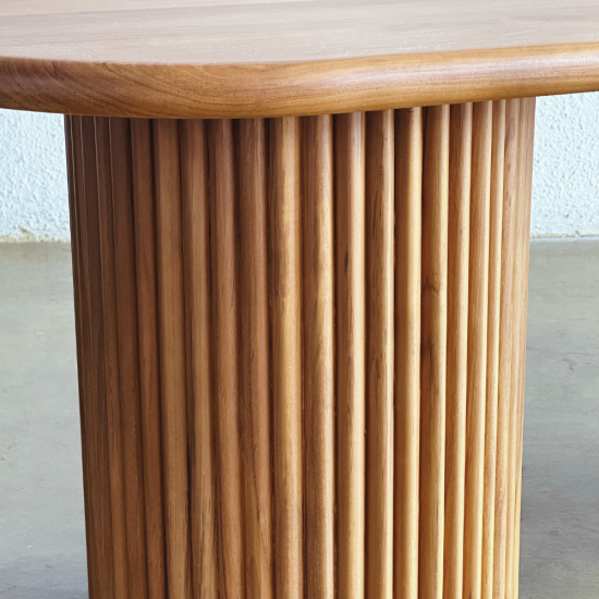 Helena Bench Bangku Minimalis Kayu Jati Solid Salur