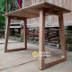 Herringbone Recycled Teak Wood Dining Table