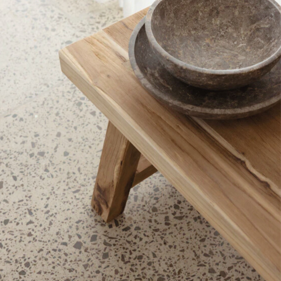 Horizon Minimalist Reclaimed Teak Bench