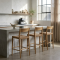 Ida Woven Barstool with Back