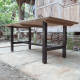 Industrial Modern Reclaimed Teak Dining Table