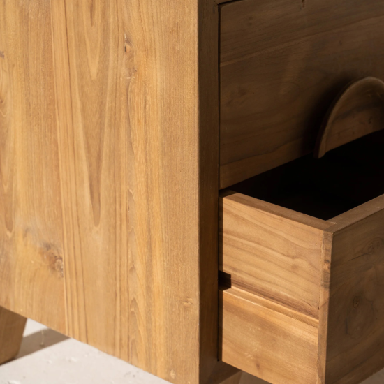 Jayna Recycled Teak Bedside Table